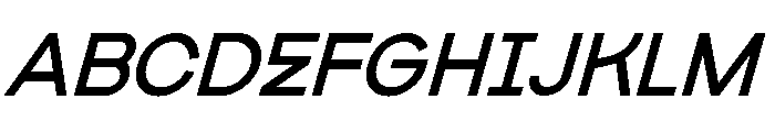 Getboreg Italic Font UPPERCASE