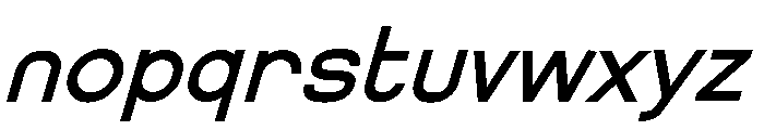 Getboreg Italic Font LOWERCASE