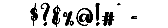 Getgift Font OTHER CHARS