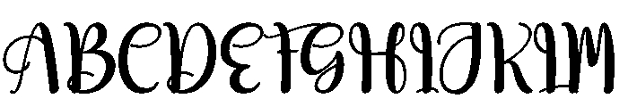 Getgift Font UPPERCASE