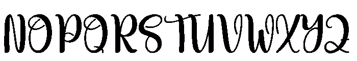 Getgift Font UPPERCASE