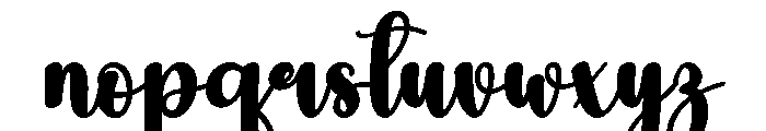 Getgift Font LOWERCASE