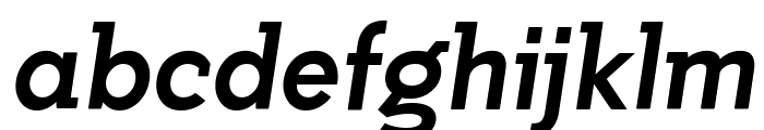 Getho Bold Italic Font LOWERCASE