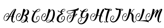 Getsu Magic - Personal Use Font UPPERCASE