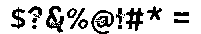 Gezoka Demo Font OTHER CHARS