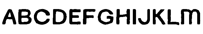 Gezoka Demo Font UPPERCASE