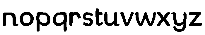 Gezoka Demo Font LOWERCASE