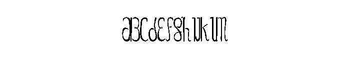 Gezzy Condensed Thin Font UPPERCASE
