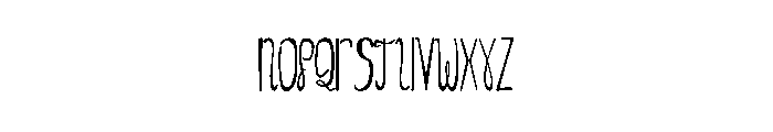 Gezzy Condensed Thin Font UPPERCASE