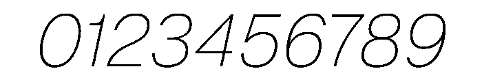 Geist 100italic Font OTHER CHARS