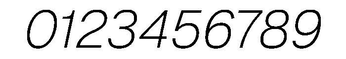 Geist 200italic Font OTHER CHARS