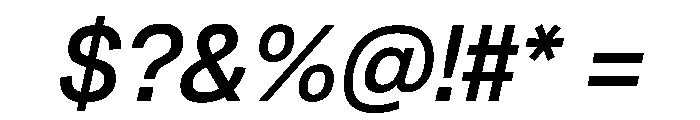 Geist 500italic Font OTHER CHARS