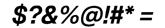 Geist 600italic Font OTHER CHARS
