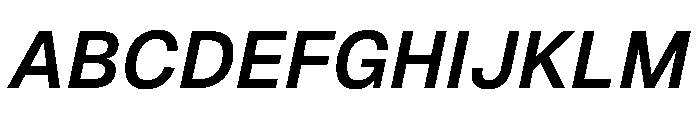Geist 600italic Font UPPERCASE