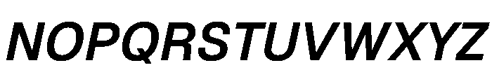 Geist 600italic Font UPPERCASE