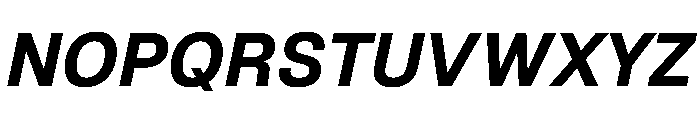 Geist 700italic Font UPPERCASE