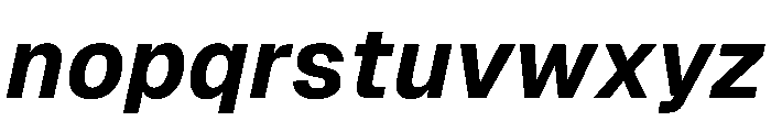 Geist 700italic Font LOWERCASE