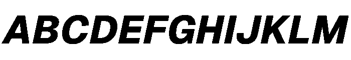 Geist 800italic Font UPPERCASE