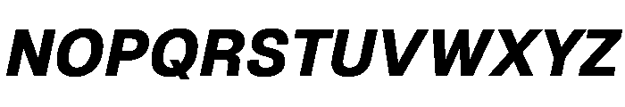 Geist 800italic Font UPPERCASE