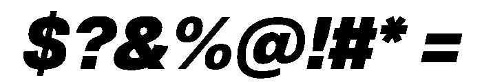 Geist 900italic Font OTHER CHARS