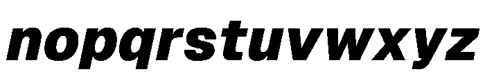 Geist 900italic Font LOWERCASE