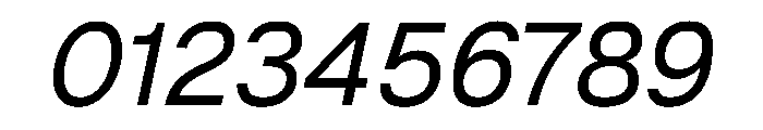 Geist Italic Font OTHER CHARS