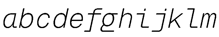 Geist Mono 200italic FONT