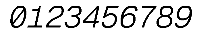 Geist Mono 300italic Font OTHER CHARS