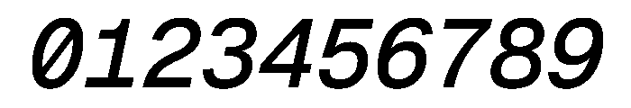 Geist Mono 500italic Font OTHER CHARS