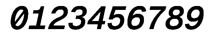 Geist Mono 600italic Font OTHER CHARS