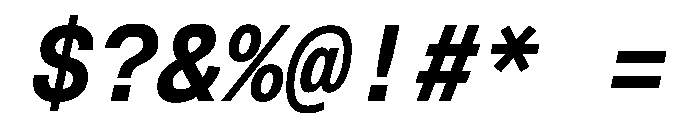 Geist Mono 700italic Font OTHER CHARS