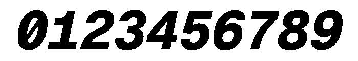 Geist Mono 800italic Font OTHER CHARS
