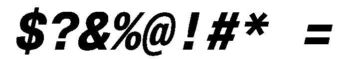 Geist Mono 800italic Font OTHER CHARS