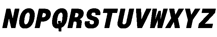 Geist Mono 900italic Font UPPERCASE
