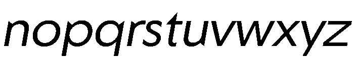 Geom 300italic Font LOWERCASE
