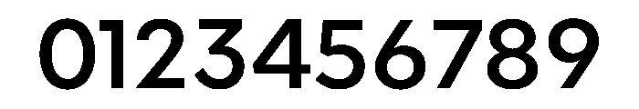 Geom 500 Font OTHER CHARS