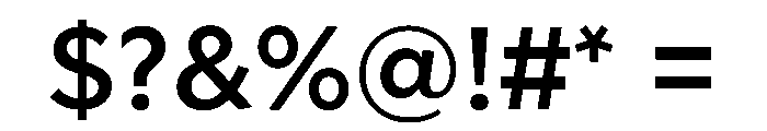 Geom 500 Font OTHER CHARS