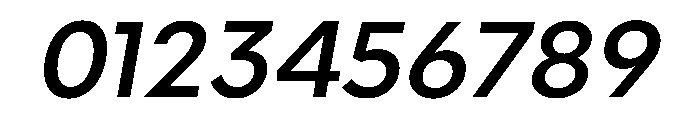 Geom 500italic Font OTHER CHARS