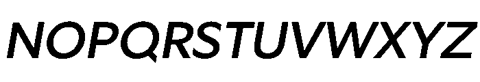 Geom 500italic Font UPPERCASE