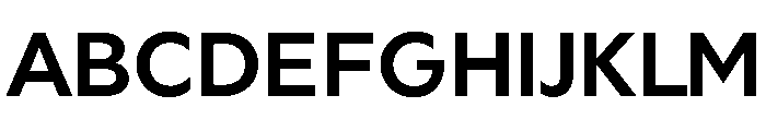 Geom 600 Font UPPERCASE