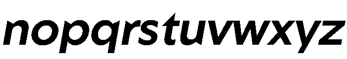 Geom 600italic Font LOWERCASE
