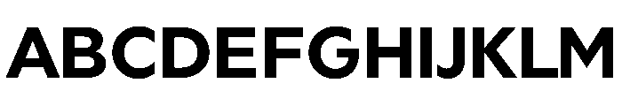 Geom 700 Font UPPERCASE