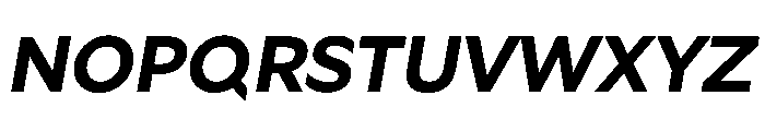 Geom 700italic Font UPPERCASE