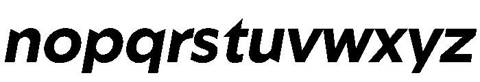 Geom 700italic Font LOWERCASE