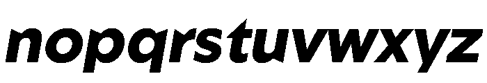 Geom 800italic Font LOWERCASE