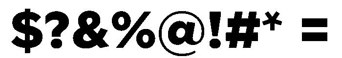 Geom 900 Font OTHER CHARS