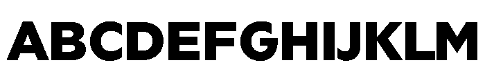 Geom 900 Font UPPERCASE