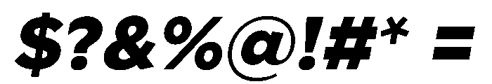 Geom 900italic Font OTHER CHARS