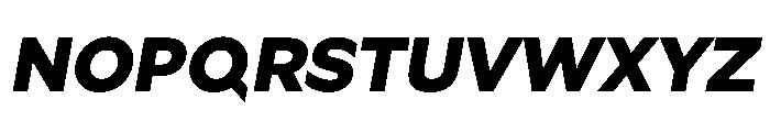 Geom 900italic Font UPPERCASE