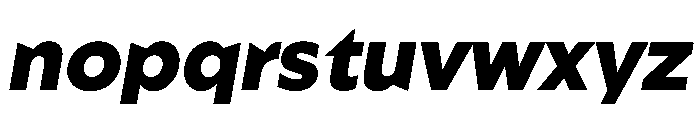 Geom 900italic Font LOWERCASE